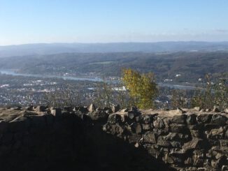 Blick von der Löwenburg, Siebengebirge